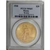Image 3 : 1908 $20 Motto MS65 PCGS. Against the objections of Pr 