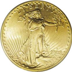 1908-S $20 MS64 PCGS. A better date in all grades due 
