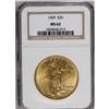 Image 1 : 1909 $20 MS62 NGC. A lustrous yellow-orange piece with 