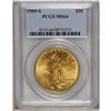 Image 1 : 1909-S $20 MS64 PCGS. Sharply struck. In fact, so shar 