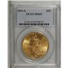 Image 3 : 1911-S $20 MS65 PCGS. A splendid Gem with subtle and o 