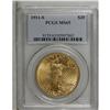 Image 3 : 1911-S $20 MS65 PCGS. Sweeping luster and a sharp stri 