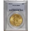 Image 1 : 1915-S $20 MS64 PCGS. A solidly struck yellow-gold exa 