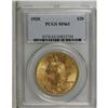 Image 1 : 1920 $20 MS63 PCGS. A satiny orange-gold example that 