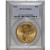Image 1 : 1922 $20 MS64 PCGS. This crisply struck wheat-gold pie 