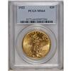Image 1 : 1922 $20 MS64 PCGS. Boldly impressed and highly appeal 