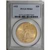 Image 1 : 1922 $20 MS64 PCGS. Peach-gold coloration reveals subt 