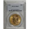 Image 3 : 1923 $20 MS65 PCGS. A handsome golden-tan Gem with viv 