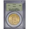 Image 1 : 1924 $20 MS65 PCGS. This Gem has highly lustrous yello 