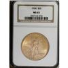 Image 1 : 1924 $20 MS65 NGC. This suitably impressed peach-gold 