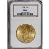 Image 1 : 1924 $20 MS66 NGC. The highly lustrous surfaces are ye 