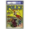 Image 1 : Police Comics #2 (Quality, 1941) CGC VF+ 8.5 Off-white 