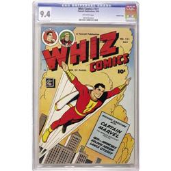 Whiz Comics #121 Crowley Copy pedigree (Fawcett, 1950) 