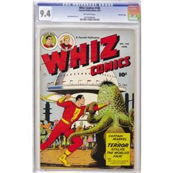 Whiz Comics #146 Crowley Copy pedigree (Fawcett, 1952) 
