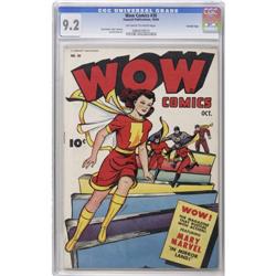 Wow Comics #30 Crowley Copy pedigree (Fawcett, 1944) CG 