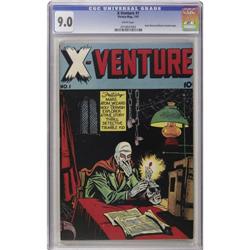 X-Venture #1 (Victory Magazines, 1947) CGC VF/NM 9.0 Wh 