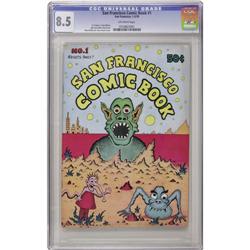 San Francisco Comic Book #1 (Print Mint, 1970) CGC VF+ 