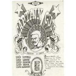 Larry Welz Original Art Captain Guts #1 Complete Story 