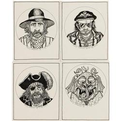 S. Clay Wilson - Twenty Drawings Portfolio w/ Orig. Art 