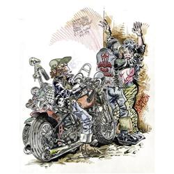 "S. Clay Wilson - ""Star-Eyed Stella"" Specialty Illustrat "