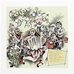 Robert Crumb -Cocktail D'Amour Serigraph Print, 130/130 