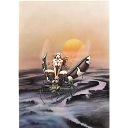 Chris Achilleos - "Will-O-The-Wisp" Paperback Cover Pai 