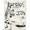 Image 1 : Gill Fox - Torchy #3 Cover Original Art (Quality, 1950) 