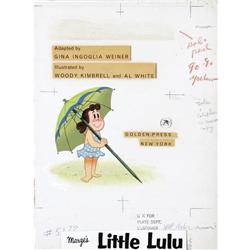 Little Lulu Golden Book Original Art Group of 17 