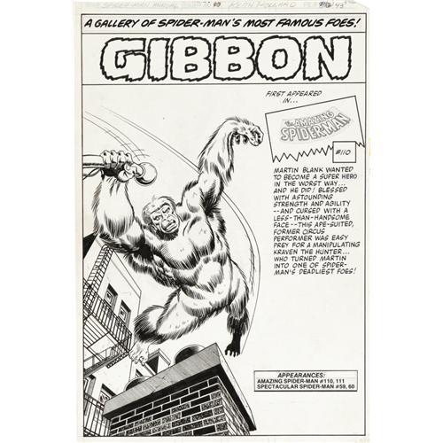 Keith Pollard SpiderMan Annual 13 Original Art