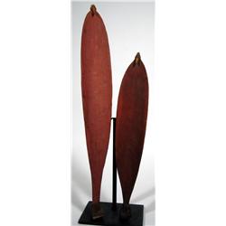 TWO SOUTH AUSTRALIAN SPEAR THROWERS