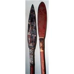 TWO EARLY CEREMONIAL SPEARS