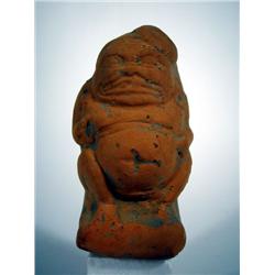 A SHUNGA CERAMIC VOTIVE RATTLE