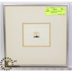 ORIGINAL SIGNED PAINTING IN IVORY (SCRIMSHAW)