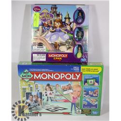 SEALED 2 MONOPOLY GAMES
