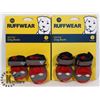Image 1 : TWO PAIRS OF RUFFWEAR GRIP TREX DOG BOOTS