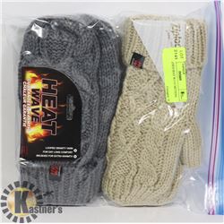 2PK LADIES HEAT WAVE MITTENS