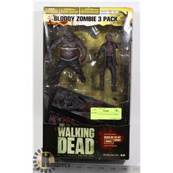 WALKING DEAD BLOODY ZOMBIE 3 PACK