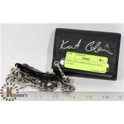 NEW KURT COBAIN WALLET WITH CHAIN