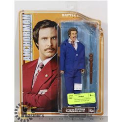 RON BURGANDY ANCHORMAN BATTLE READY IN PACKAGE