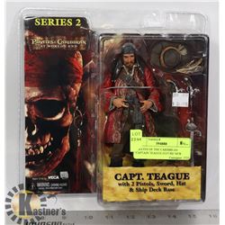 PIRATES OF THE CARIBBEAN CAPTAIN TEAGUE FIGURE NEW