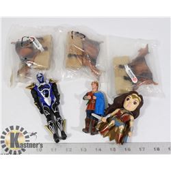 FLAT OF NEW SCHLEICH GOATS,WONDERWOMAN,ACTION