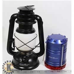 LOT OF 2 EDDIE BAUER 100 LUMEN LANTERNS  WORKING