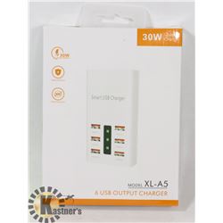 30W QUICK CHARGE 6 USB OUTPUT CHARGER