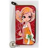 Image 1 : RED WOMENS ZIP UP WALLET