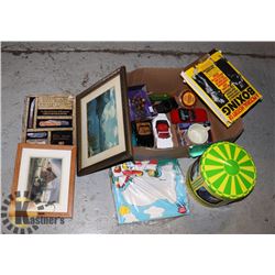 ASSORTED ESTATE BOX OF COLLECTIBLES