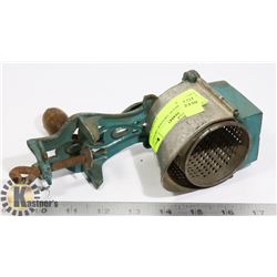 ANTIQUE CHEESE GRADER ORNATE CAST IDEAL