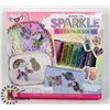 Image 1 : NEW FASHION ANGELS BORN TO SPARKLE GLITTER PIN