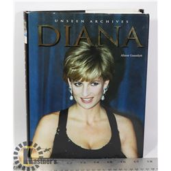 UNSEEN ARCHIVES: DIANA HARDCOVER BOOK