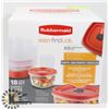 Image 1 : NEW RUBBERMAID 18PC EASY FIND LID SET