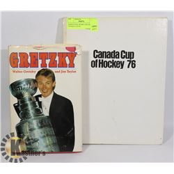 HARDCOVER  BOOKS GRETZKY AND CANADA CUP OF